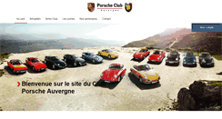Desktop Screenshot of clubporscheauvergne.com
